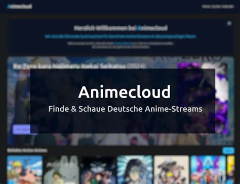 Animecloud Erkunden 